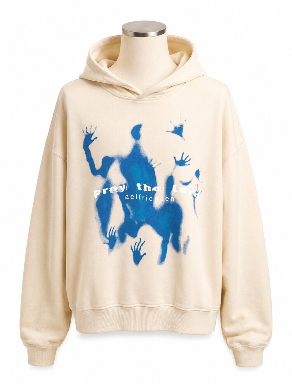 Aelfric Eden Unisex Pray The Lord Abstract Shadow Graphic Hoodie Sz S Casual